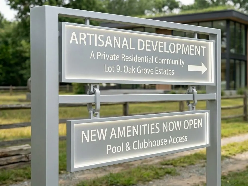 Double Rider Real Estate Signs NYC